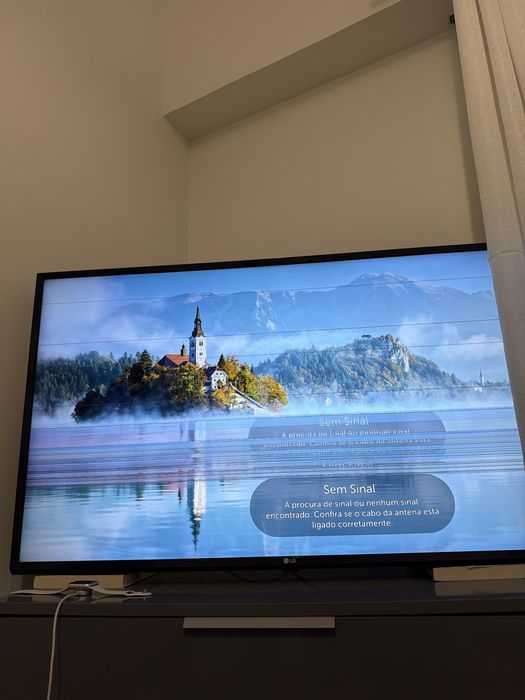 TV LG 40 polegadas com defeito na imagem