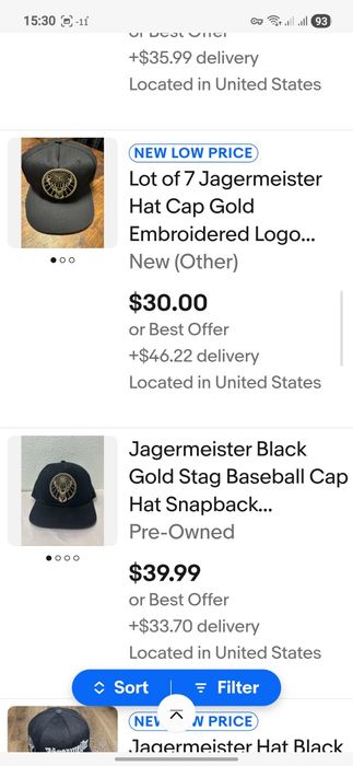 Бейсболка.Кепка. Jagermeister Alcohol. .