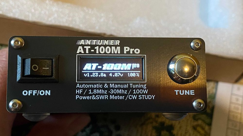 КВ тюнер для трансивера ANTUNER AT-100M Pro 100W 1.8MHz-30MHz