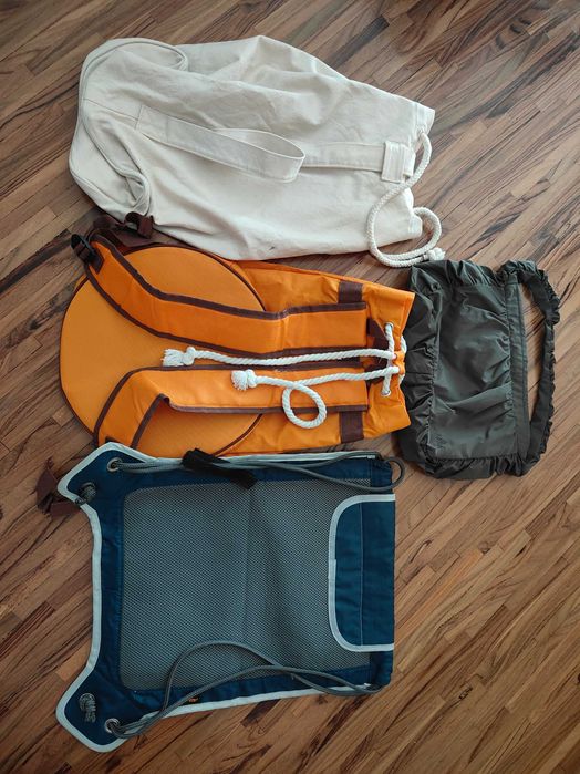 Worki, plecaki, torebka SUPER STAN 4 sztuki w góry na plażę do szkoły