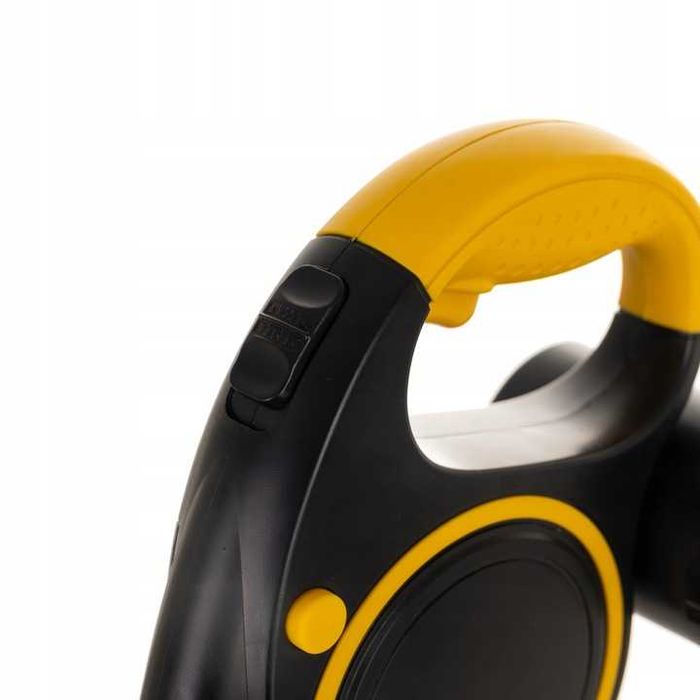 Smycz dla Psa Kota Automatyczna z Latarką Zwijana Pojemnik z Blokadą