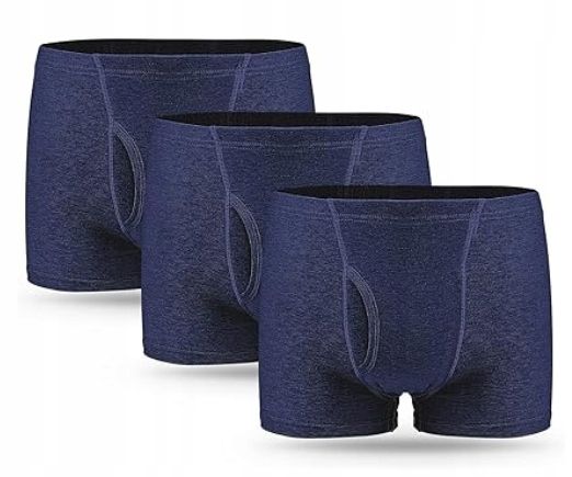 CARER Majtki Bokserki niebieski rozmiar bawełna XL:112-117 cm bawełna