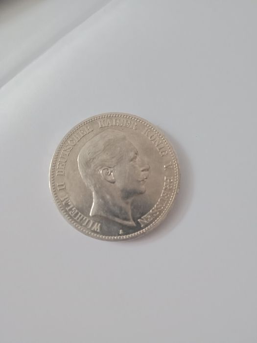 5 marek Wilhelm II 1902 srebrna moneta