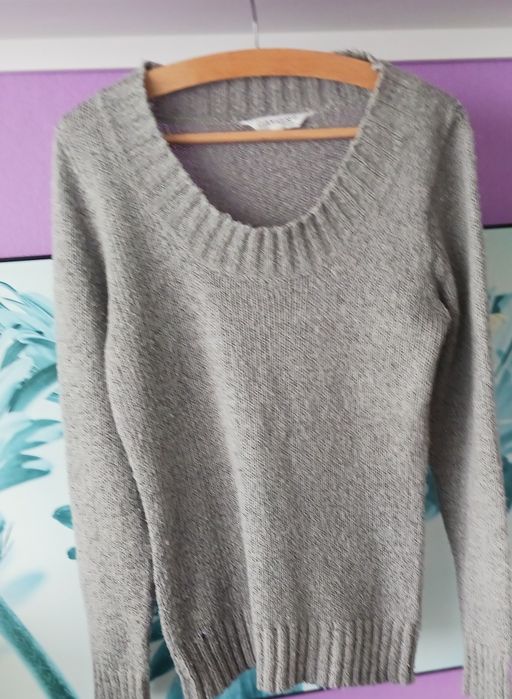 Sweterek szary damski