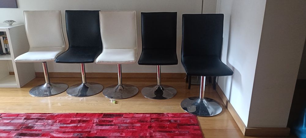 Conjunto de 5 Cadeiras de refeição