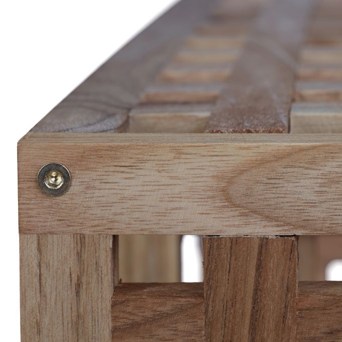 Regał ścienny orzech 50 x 50 cm