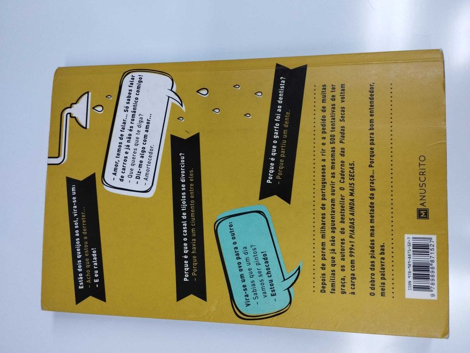 Livro 999 + 1 Piadas Secas