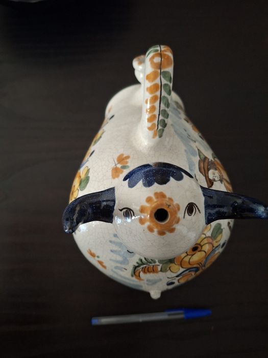 Recipiente em barro vidrado