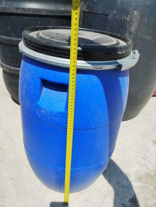 Бочки Б\В пластикові 60л, ХАРЧОВІ