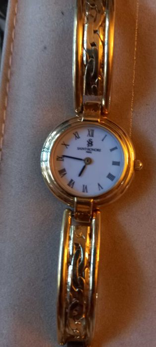 Relógio SAINT HONORE feminino, dourado - Super elegante