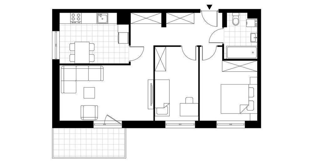 3-pokojowe mieszkanie 61m2 + balkon Bezpośrednio