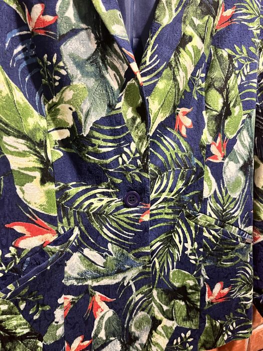 Marynarka Cotton Club w roslinny wzor roz. 38 (M)