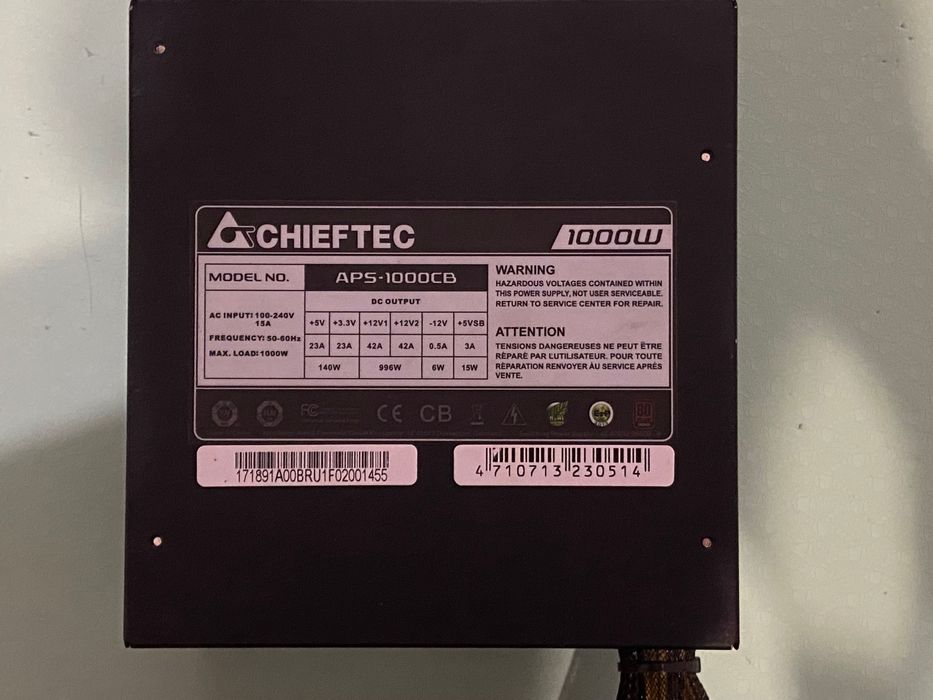 Chieftec a-135 aps 1000cb 1000watt
