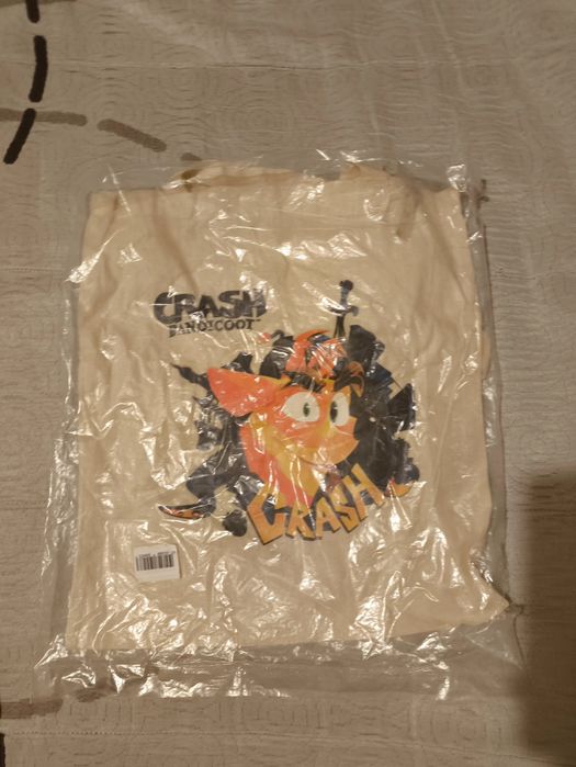 Crash Bandicoot Tote Bag - Novo - New - Never Used