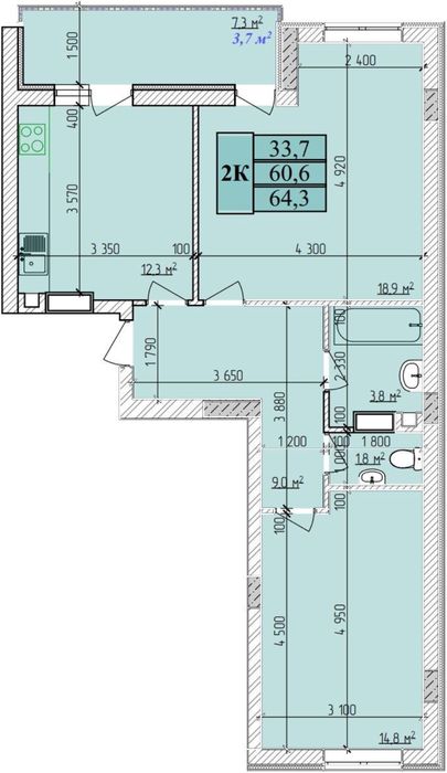 Без комісії! Новий житловий комплекс поруч з Епіцентром. Здача 2025 р