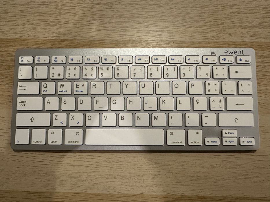 Teclado ewent EW3119 Ultra-Slim Bluetooth QWERTY