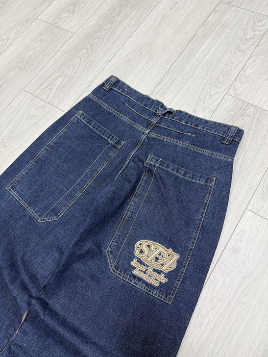 Нові реп джинси Bershka темно сині широкі baggy джинсы широкие синие