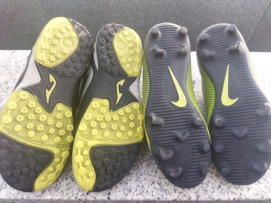 Várias chuteiras Nike tam 32, 33, 34 e 35