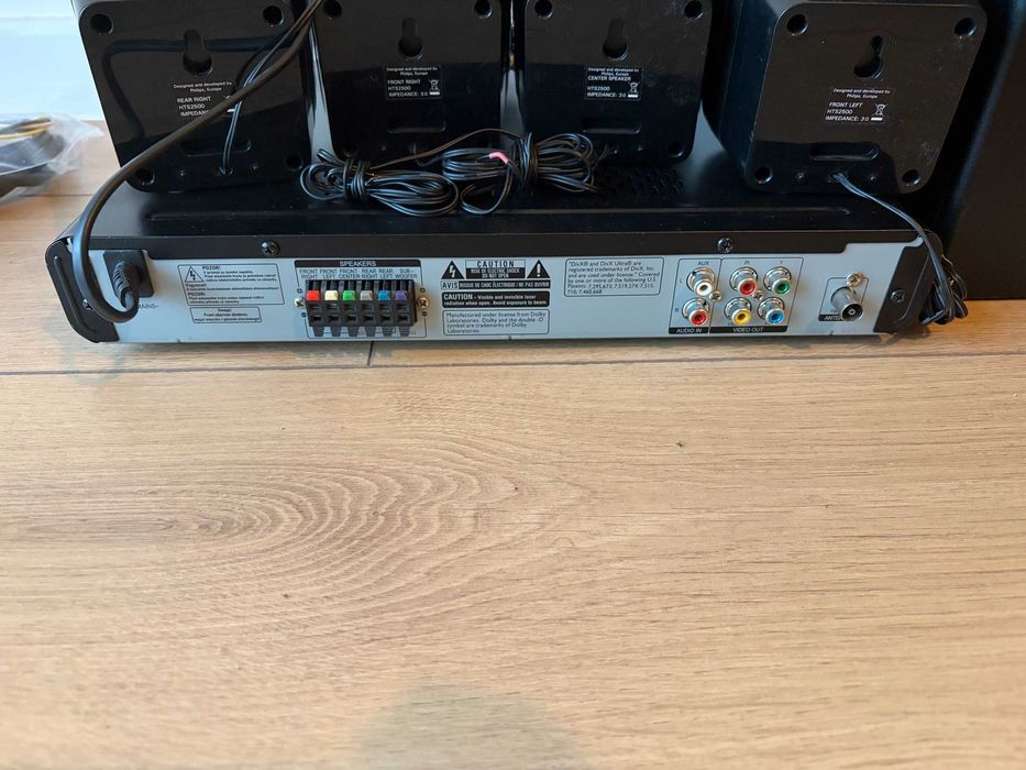 Kino Domowe 5.1 Philips HTS2500 USB/AUX