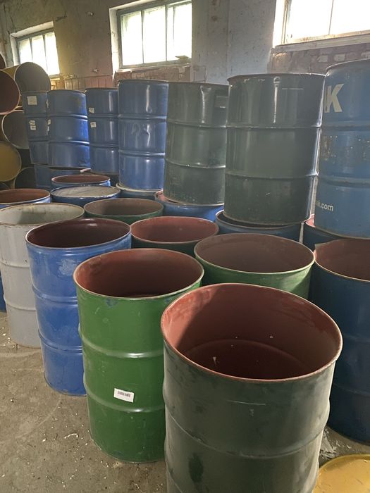 Бочки металеві харчові 200 л