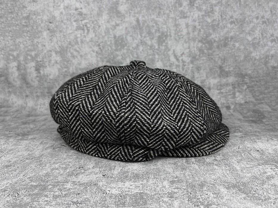 KASZKIET wełniany jodełka czapka bakerboy PEAKY BLINDERS kapelusz