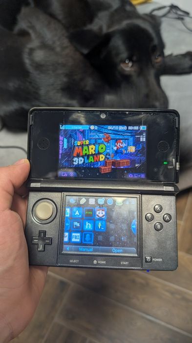 Nintendo 3ds czarny luma