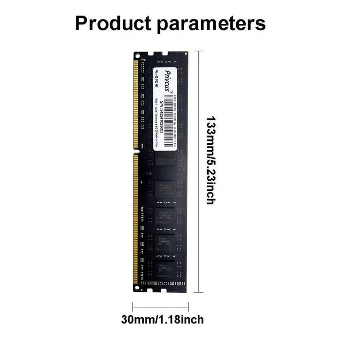 Wydajna pamięć Privcus 8GB DDR3 1333MHz