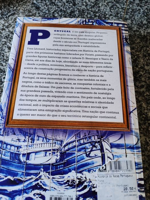 História da Nação Portuguesa Novo com portes incluídos