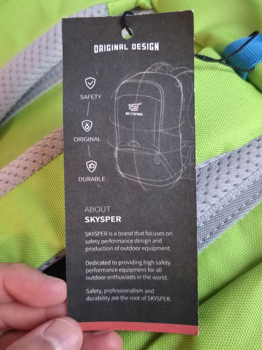 Plecak turystyczny dla dzieci SkySper BackPack Green 20L