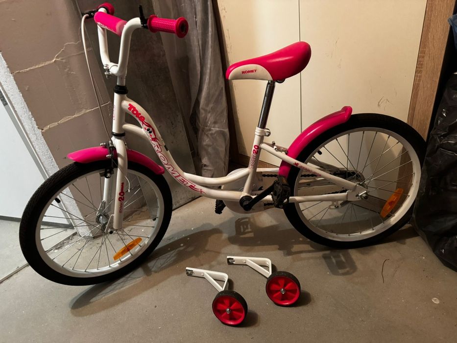 Romet Tola 20 z kółkami bocznym rowerek