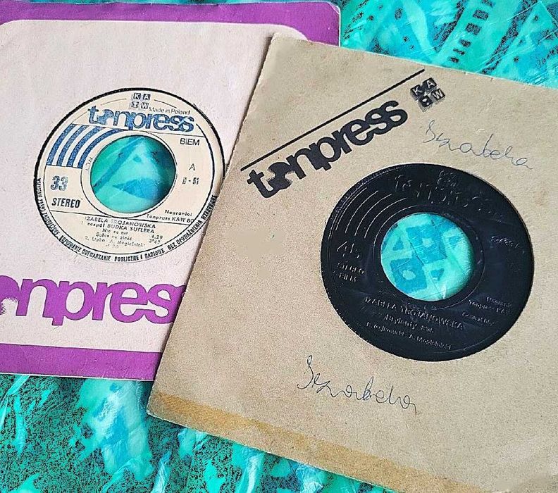 Izabela Trojanowska i Budka Suflera - dwa single z lat 80 tych.