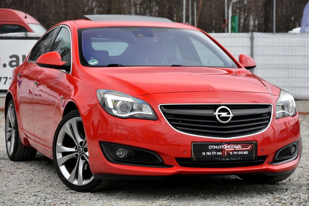 Opel Insignia SKÓRA Alusy LED Navi. grzane Fotele i  OPC RECARO