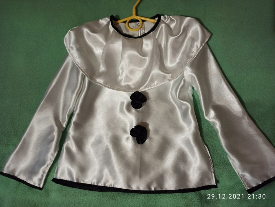 Рубашка к костюм ПЬЕРО карновальный новогодний