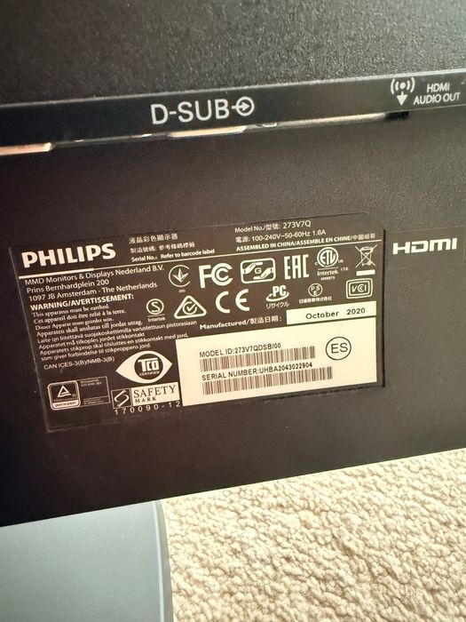 Monitor Philips 27”