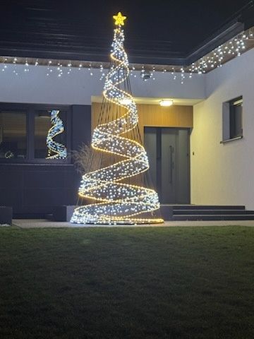 PRZEDSPRZEDAŻ !!! Metalowa choinka 3D zewnętrzna LED