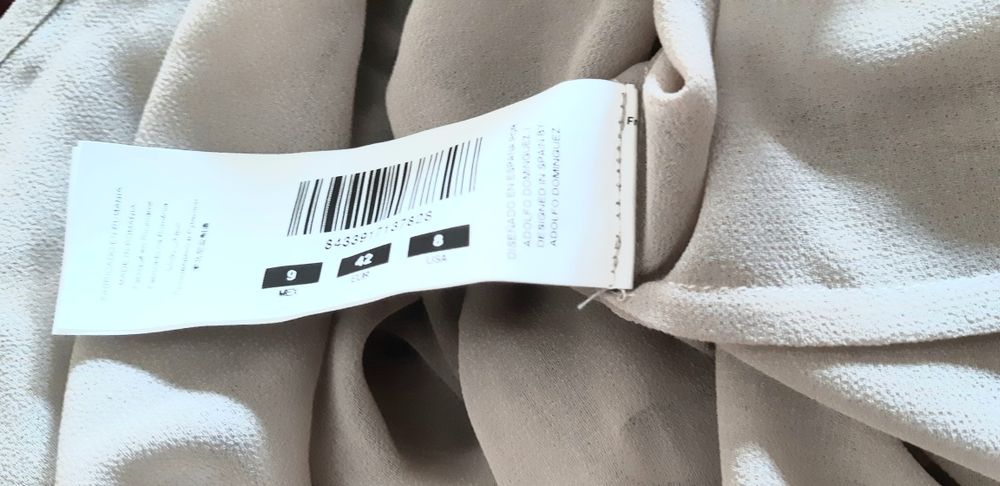 Vestido Adolfo Dominguez novo tamanho 42.