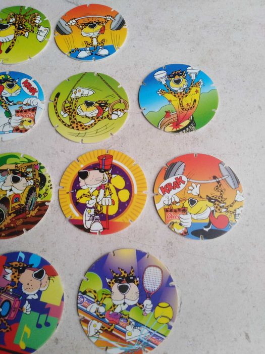Conjunto de 30 Tazos Chester Matutano