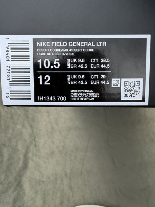 Nike Field General LTR r. 44.5 Ochre Nowe