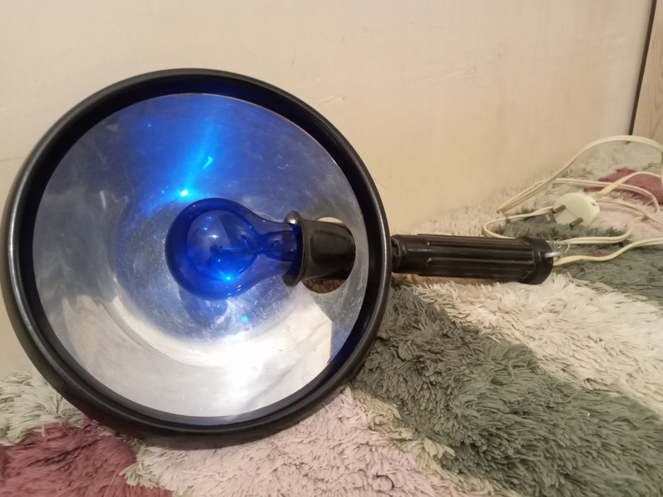 Синя лампа Мініна в гарному стані