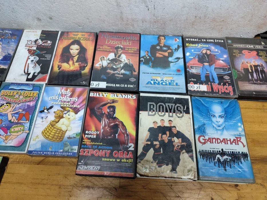 Kasety VHS pakiet