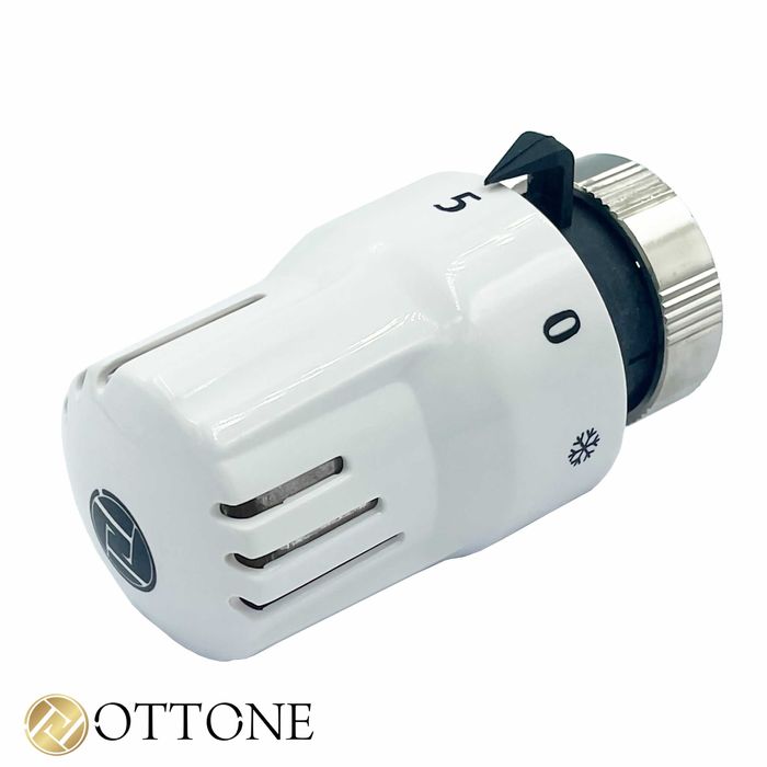 Głowica Termostatyczna Gwint M30x1.5 Biała Grzejnika Termostat Ottone