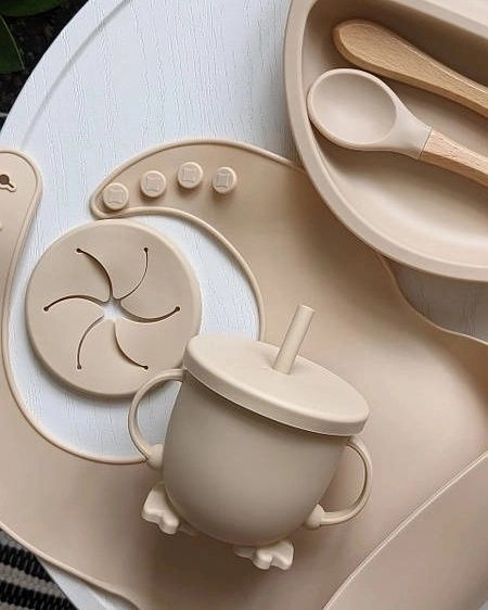 Силиконовая посуда для детей 5×1