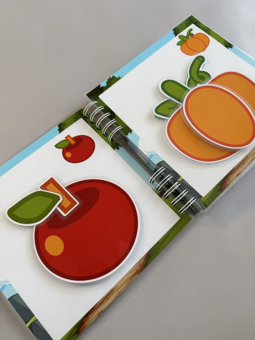 Книга на липучках. Мої перші аплікації