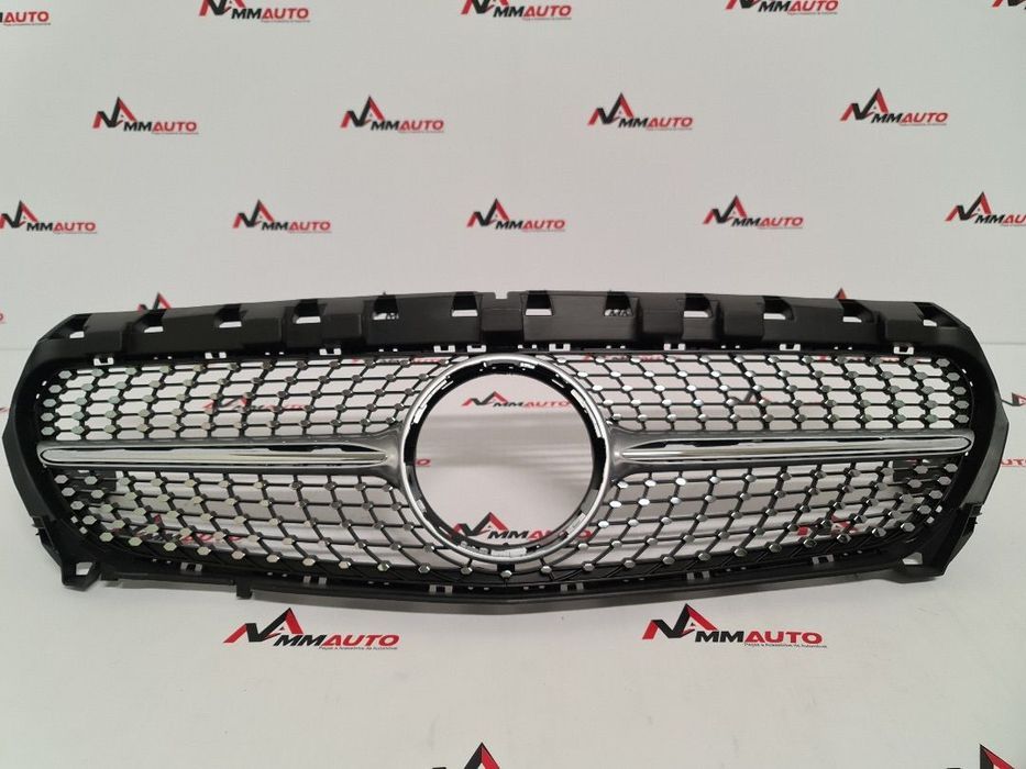 Grelha Frontal Mercedes CLA W117 Diamond Silver