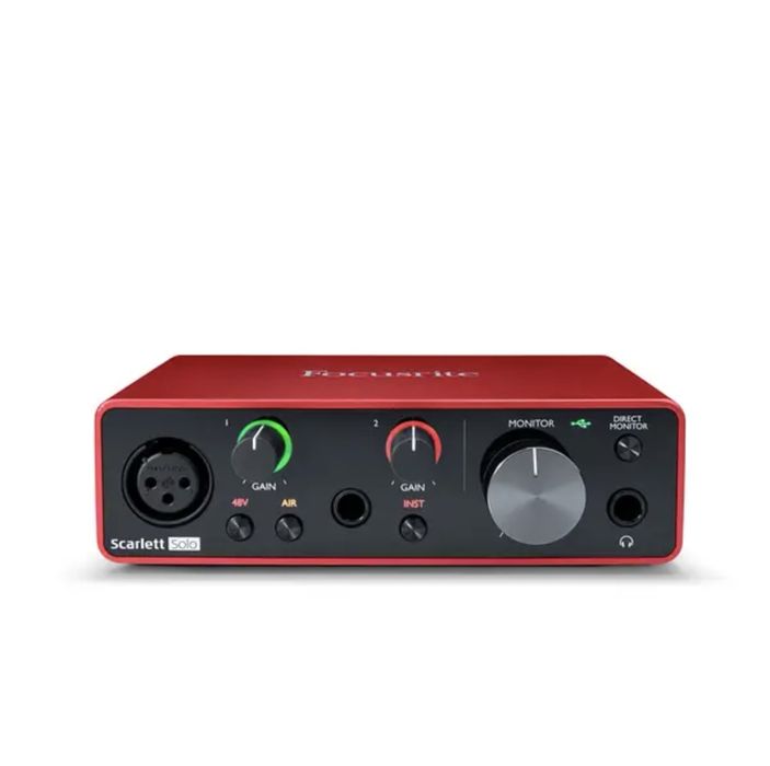 Аудіоінтерфейс FOCUSRITE Scarlett Solo 3rd Gen