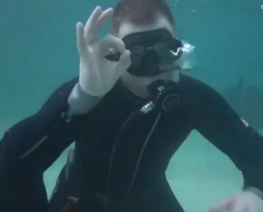 Водолаз дайвер 24/7 ныряльщик аквалонгист с металлоискателем .