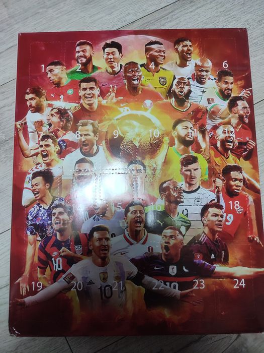 Дитячий адвент календар Футбол, футболіста, любителя футбола