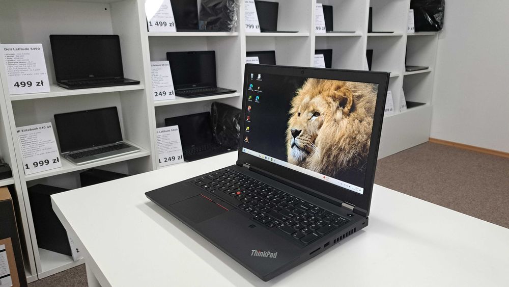 Profesjonalny Lenovo ThinkPad P15 G2 15" i7-11gen 64GB 1TB SSD RTX 6GB