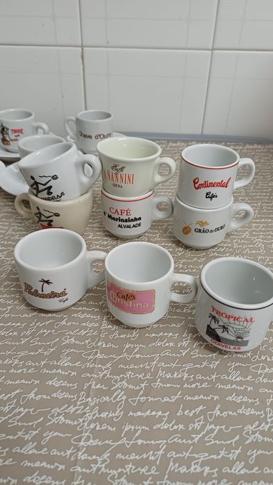 Chávenas café marcas colecção