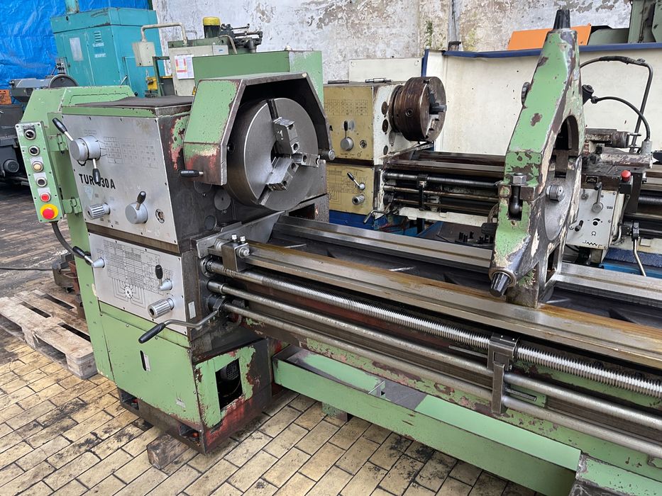 Tokarka TUR 630A x 4000 mm | Przelot wrzeciona 140 mm